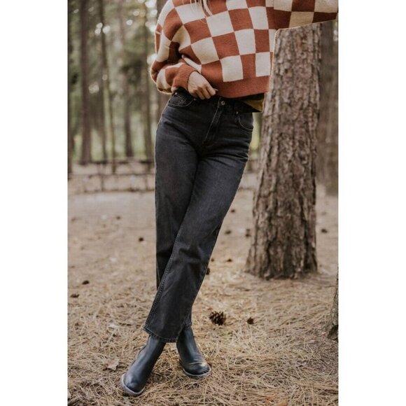 We The Free Denim - Free People We The Free Pacifica Straight Leg Jeans in Black | 25 | NWT